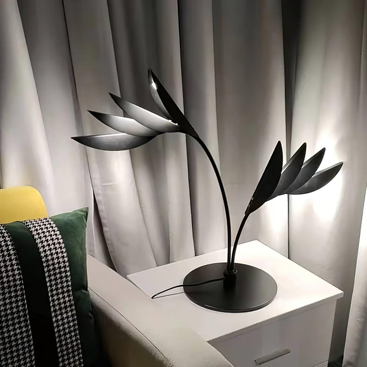 Palmara lámpara de mesa Art Deco