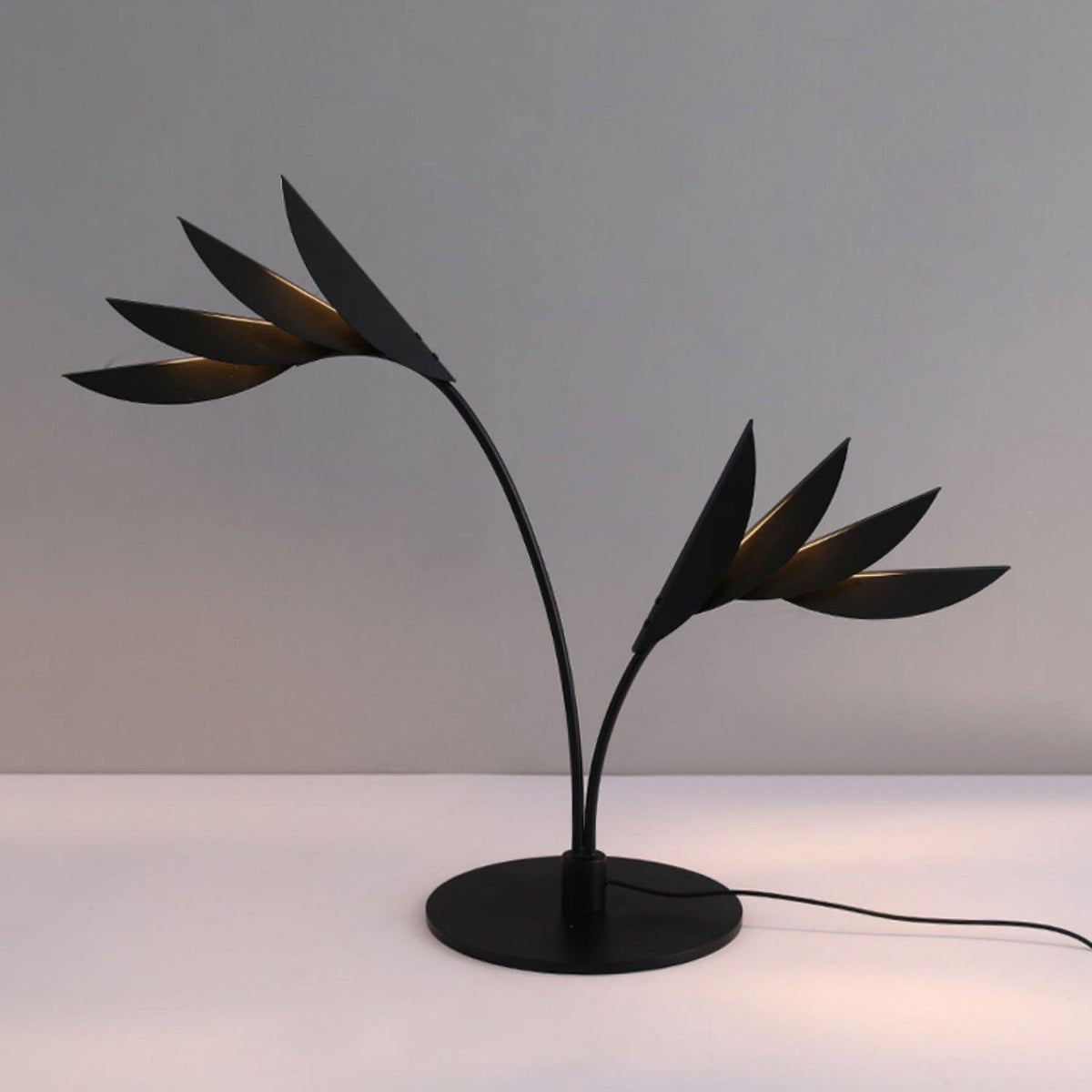Palmara lámpara de mesa Art Deco