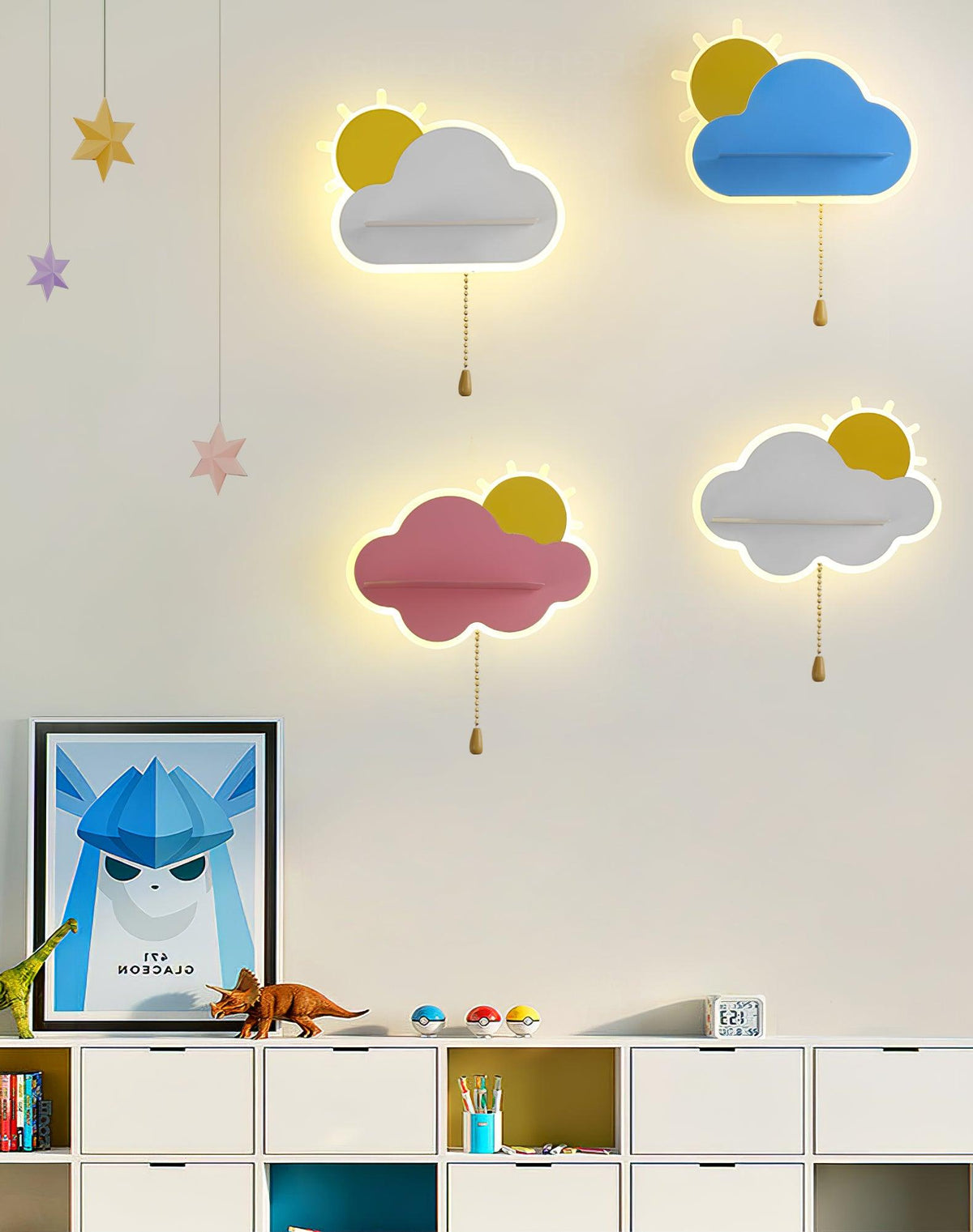 Cura aplique de pared Dreamier nube Art