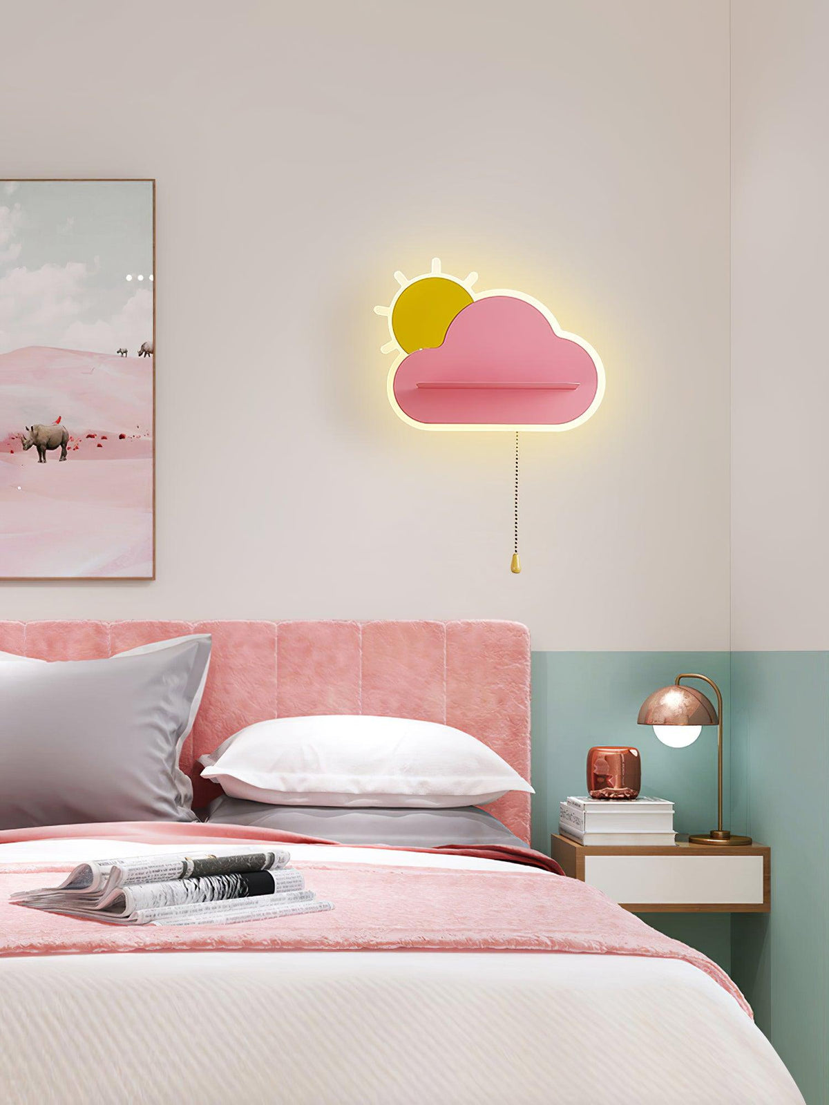Cura aplique de pared Dreamier nube Art