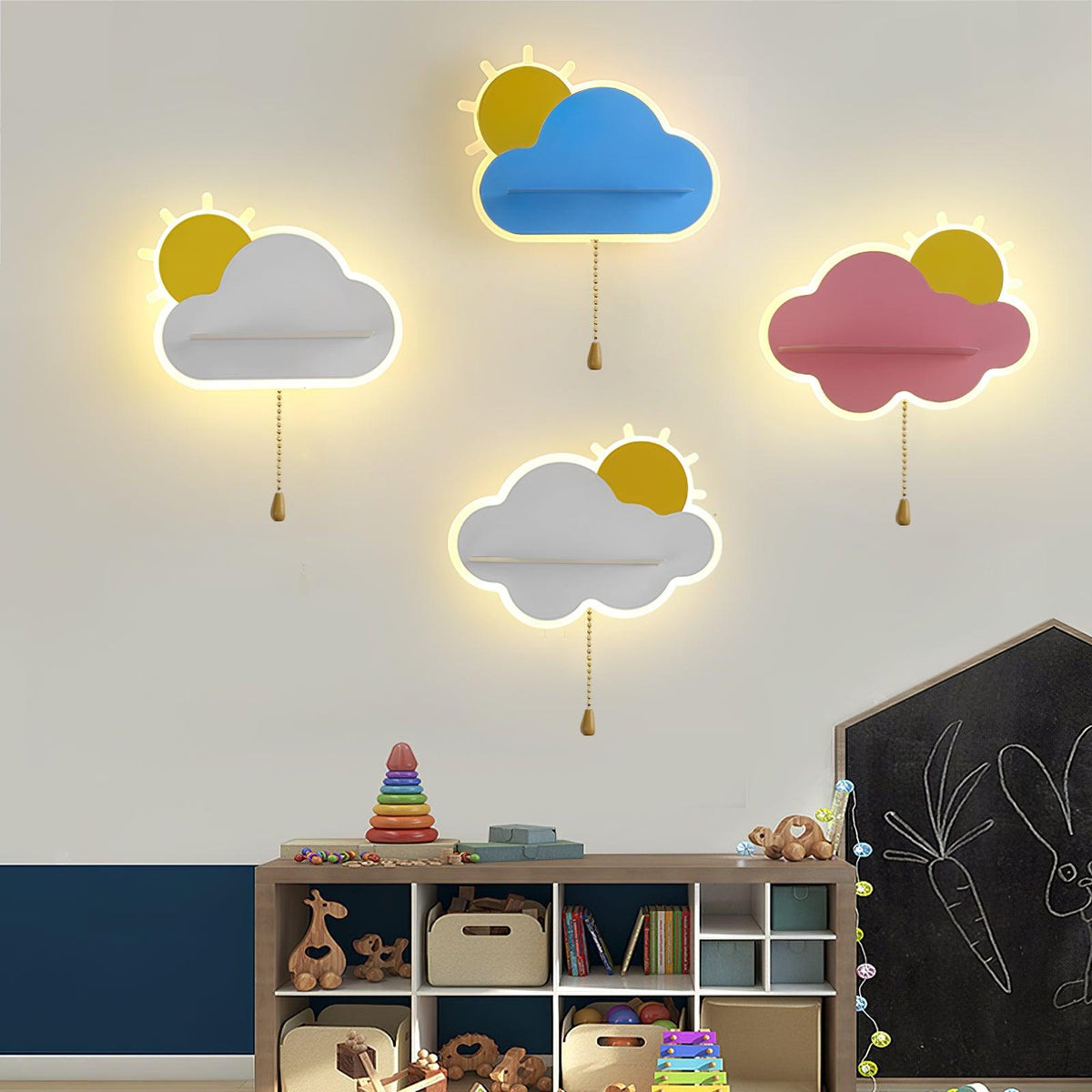 Cura aplique de pared Dreamier nube Art
