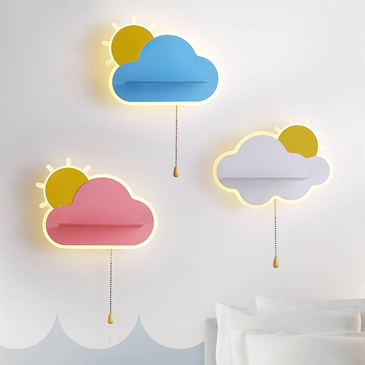 Cura aplique de pared Dreamier nube Art