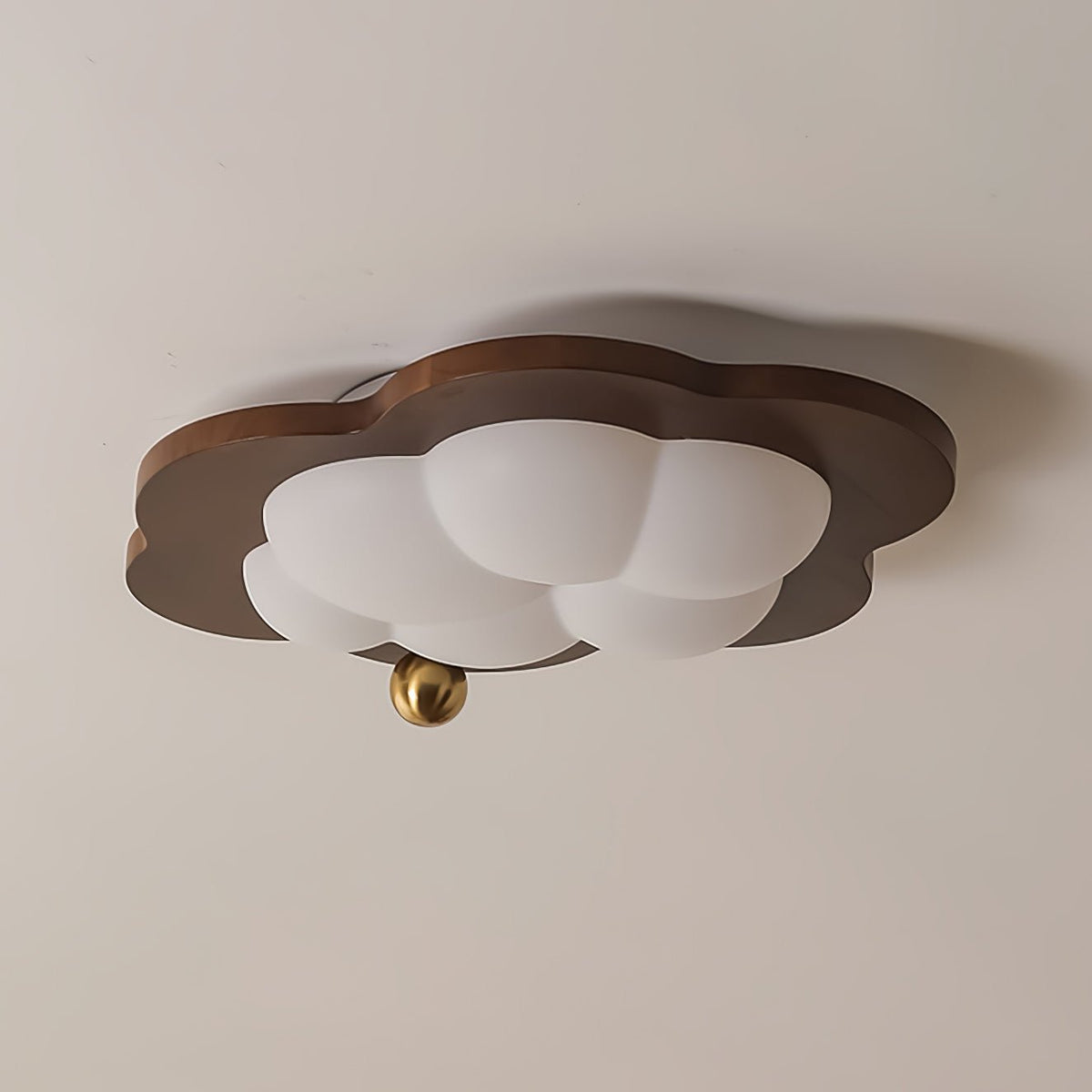 Ivaren lámpara de techo Premium nórdica de arte en madera