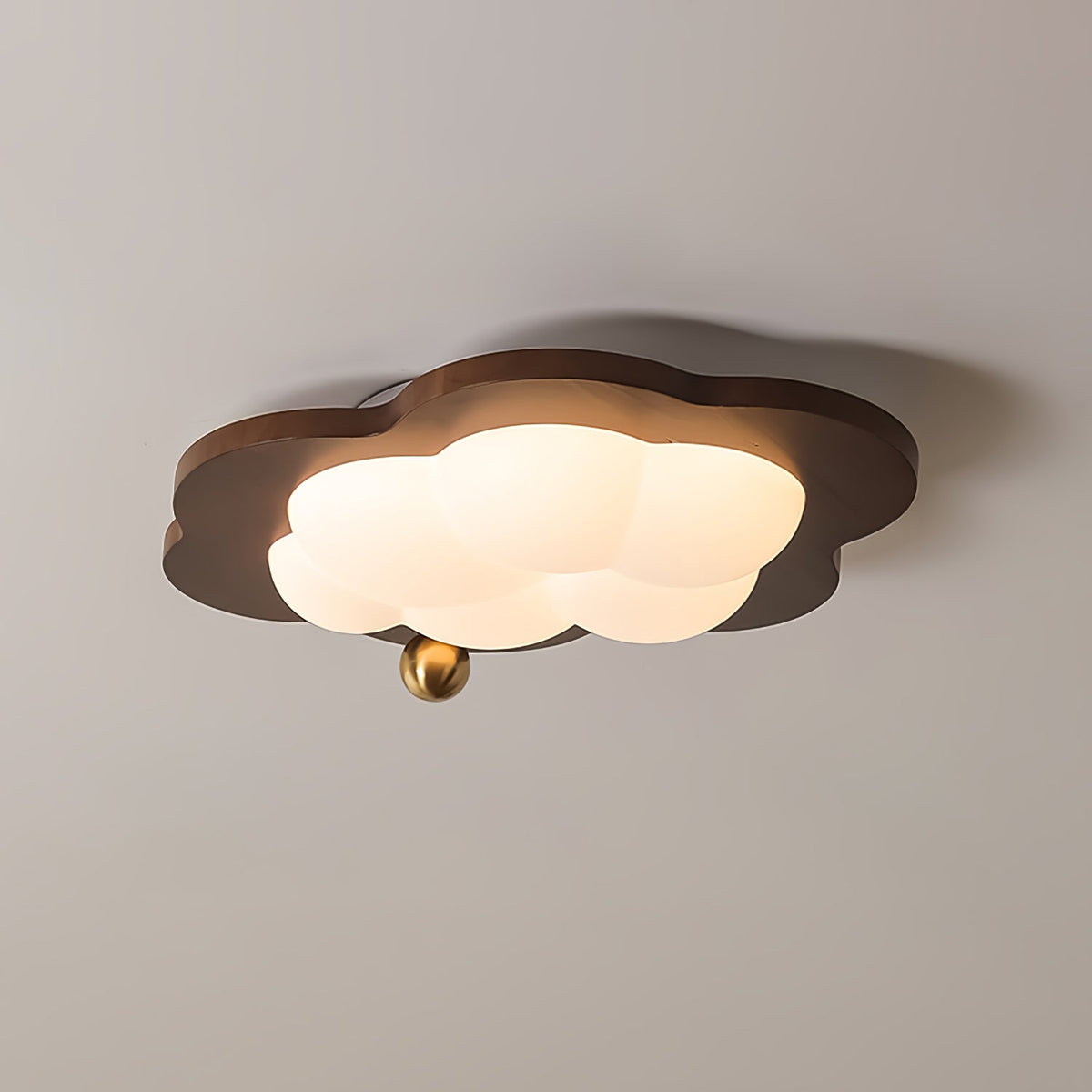 Ivaren lámpara de techo Premium nórdica de arte en madera