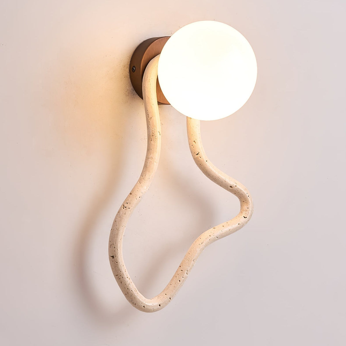 Meldox aplique de pared travertino