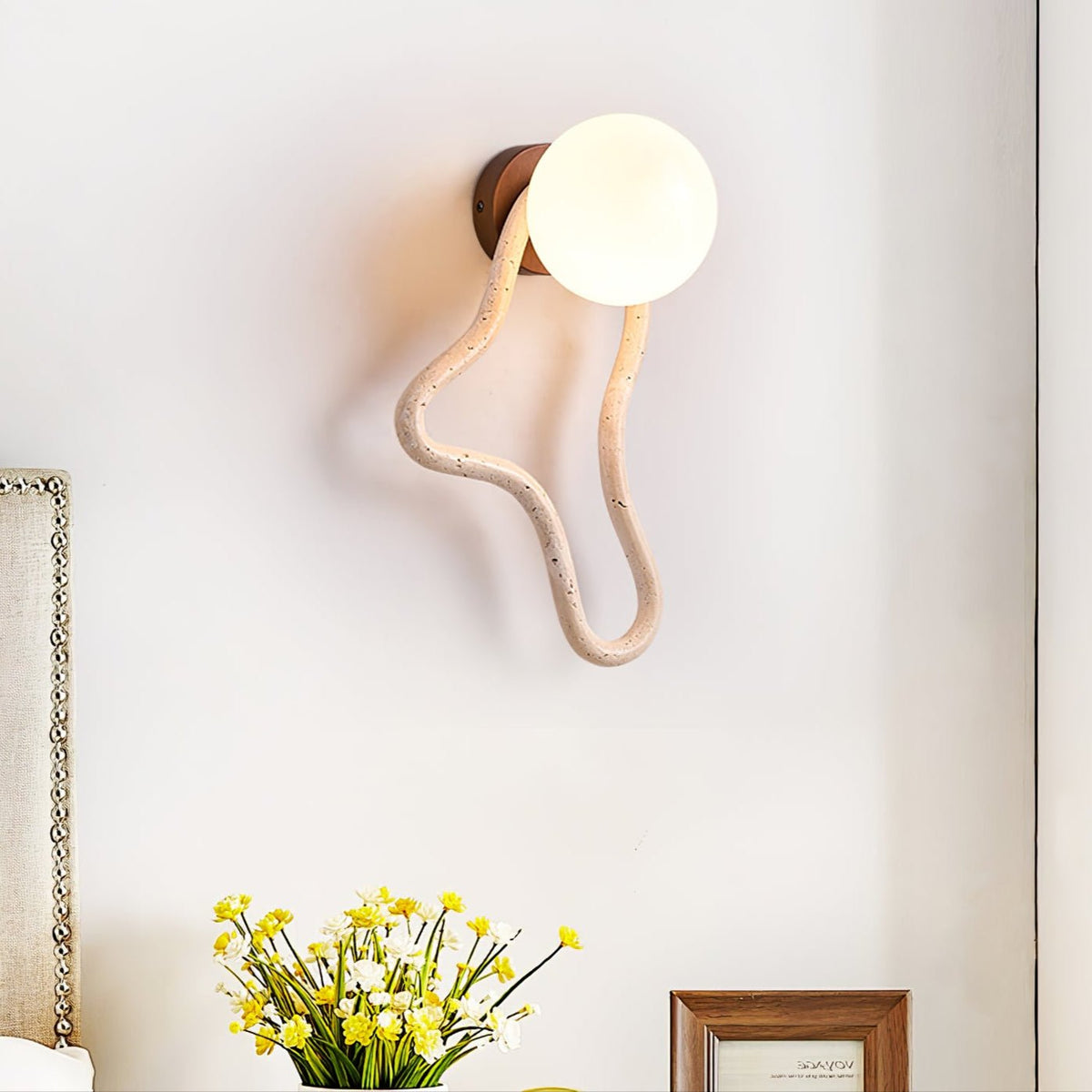 Meldox aplique de pared travertino