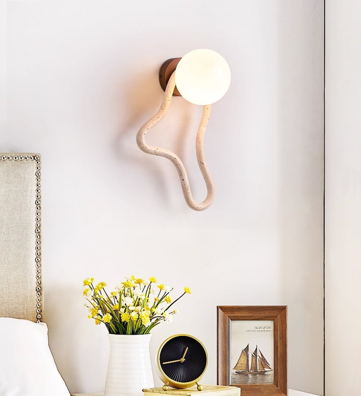 Meldox aplique de pared travertino