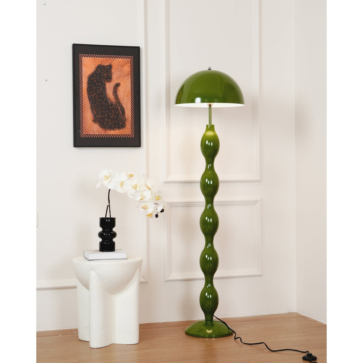 Gourd lámpara de pie