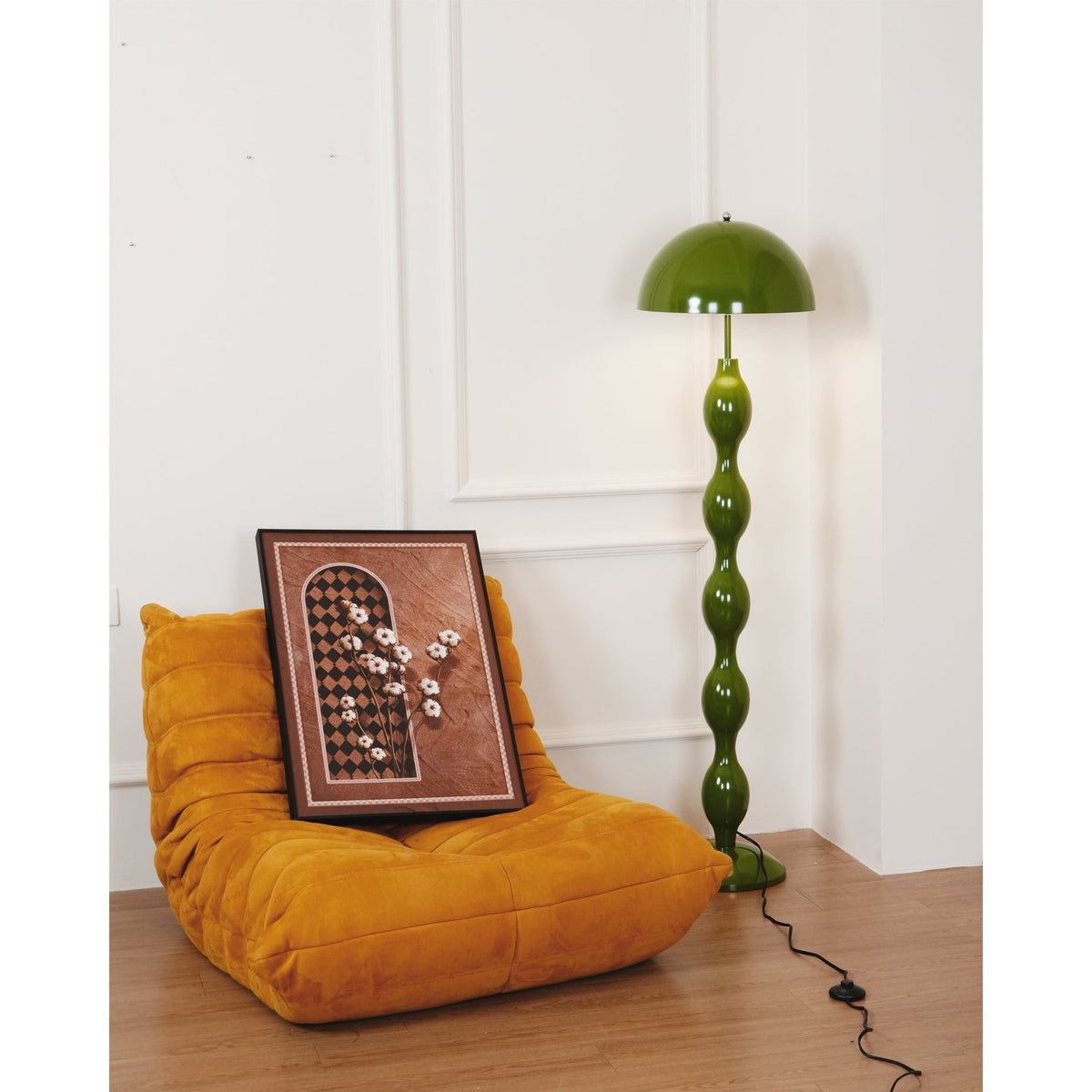 Gourd lámpara de pie