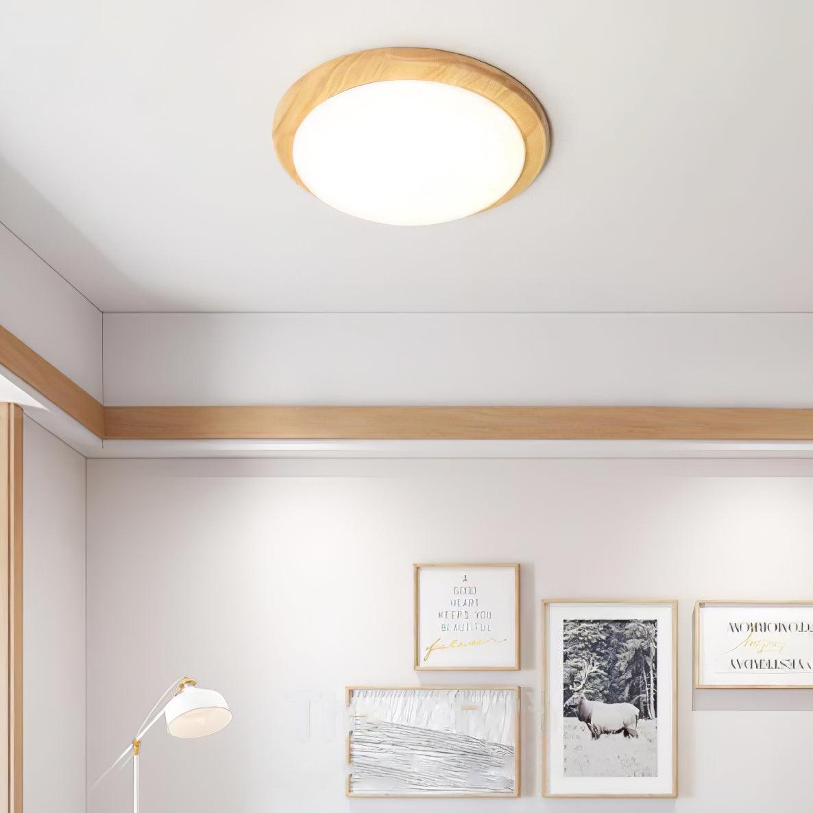 Myshae lámpara de techo moderna minimalista en madera