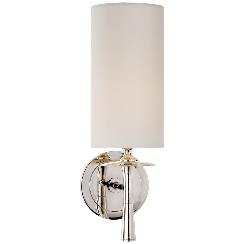 Knight aplique de pared con tejido y vidrio