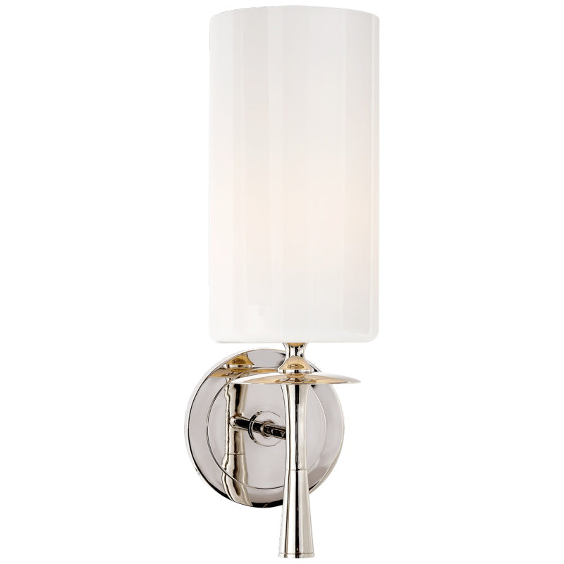 Knight aplique de pared con tejido y vidrio