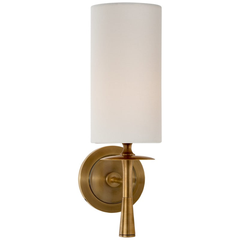 Knight aplique de pared con tejido y vidrio