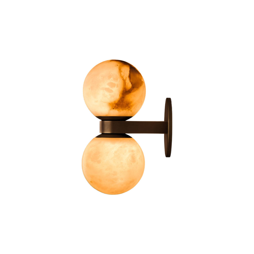 Lush alabastro aplique de pared esfera
