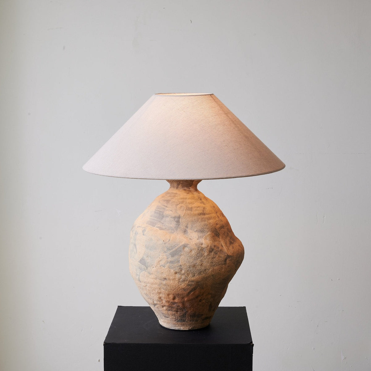 Terierelia cerámica lámpara de mesa wabi-sabi Terracota & Beige