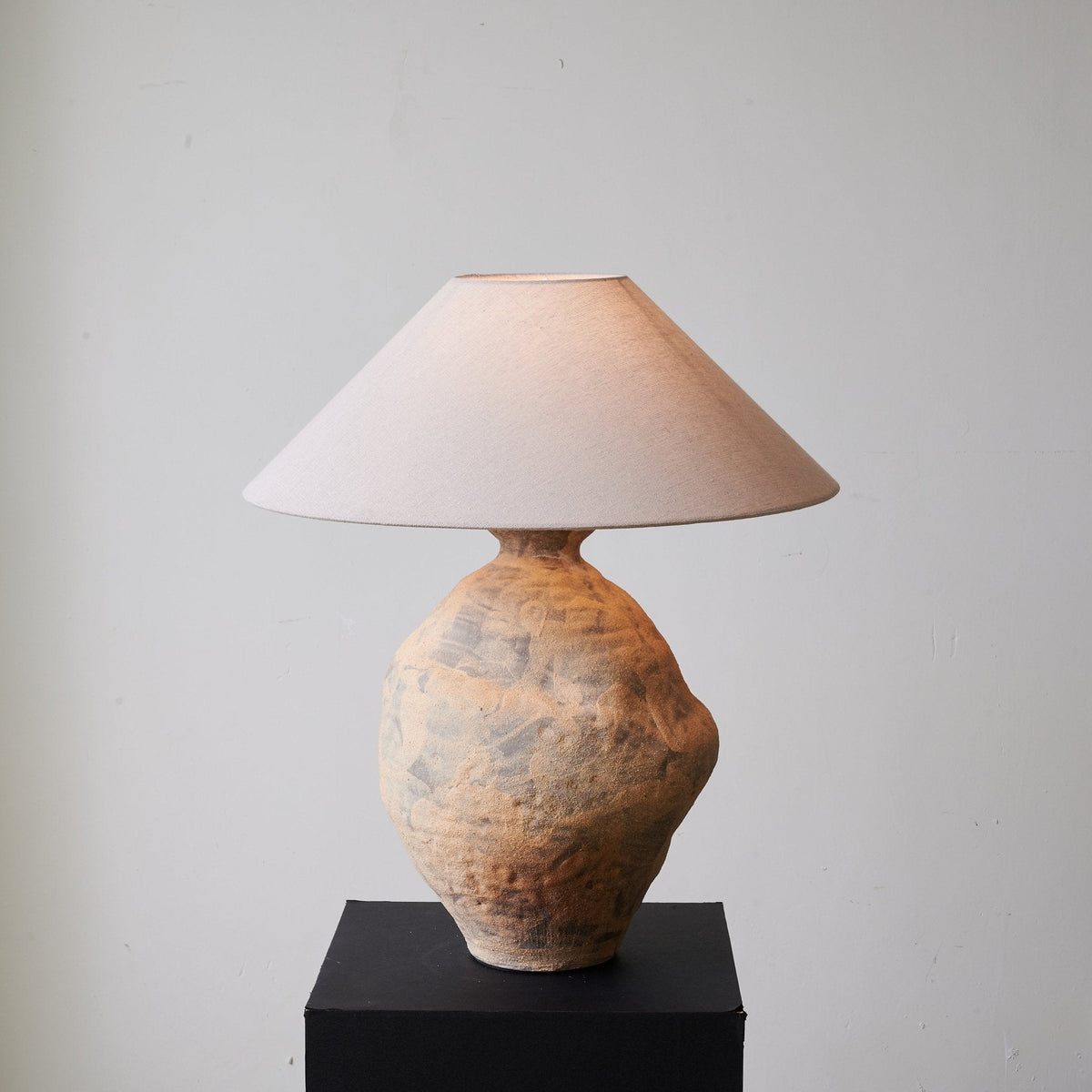 Terierelia cerámica lámpara de mesa wabi-sabi Terracota & Beige