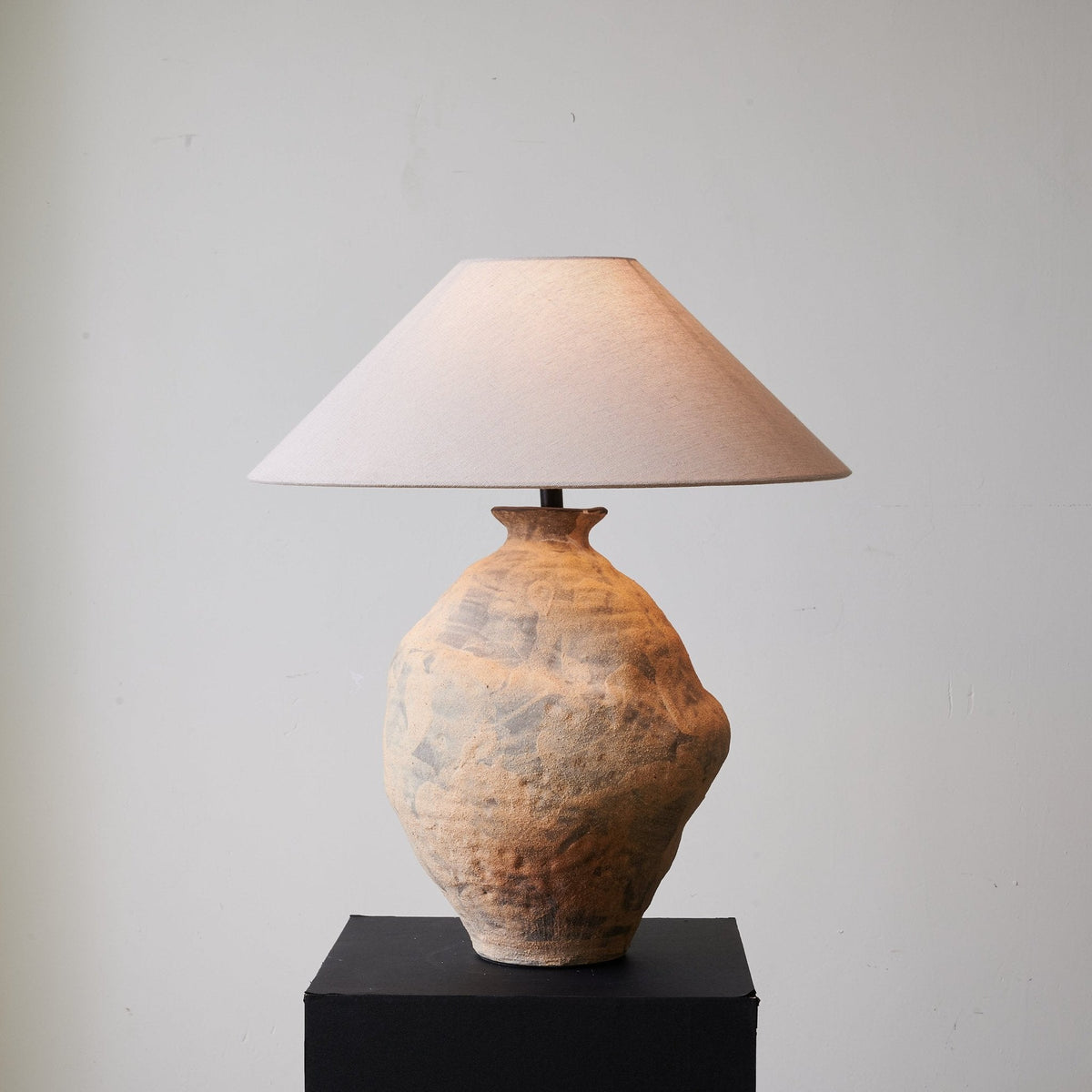 Terierelia cerámica lámpara de mesa wabi-sabi Terracota & Beige