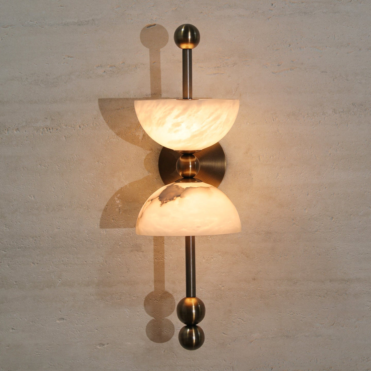 Seraphin aplique de pared en alabastro