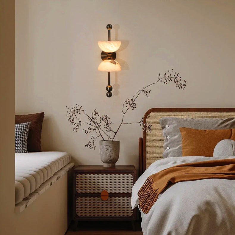 Seraphin aplique de pared en alabastro