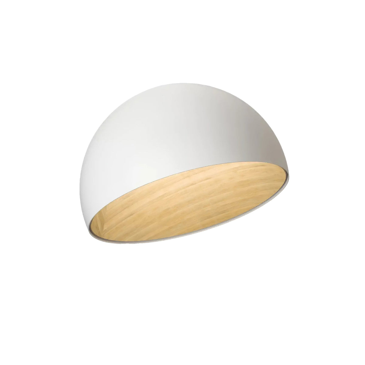 Coda lámpara de techo cúpula de madera minimalista