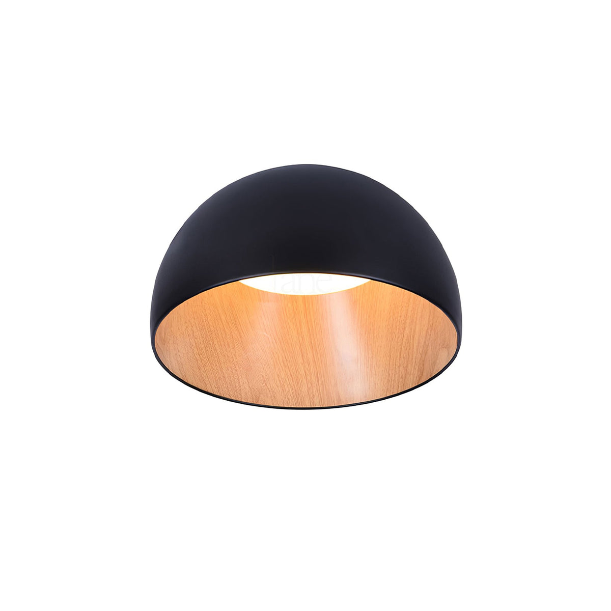 Coda lámpara de techo cúpula de madera minimalista