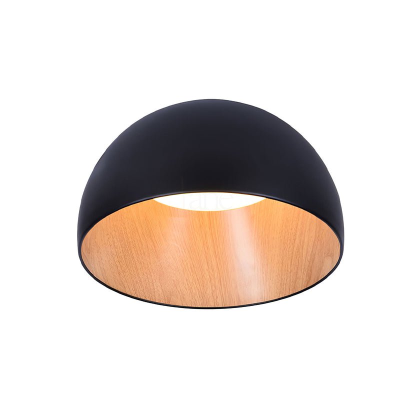 Coda lámpara de techo cúpula de madera minimalista