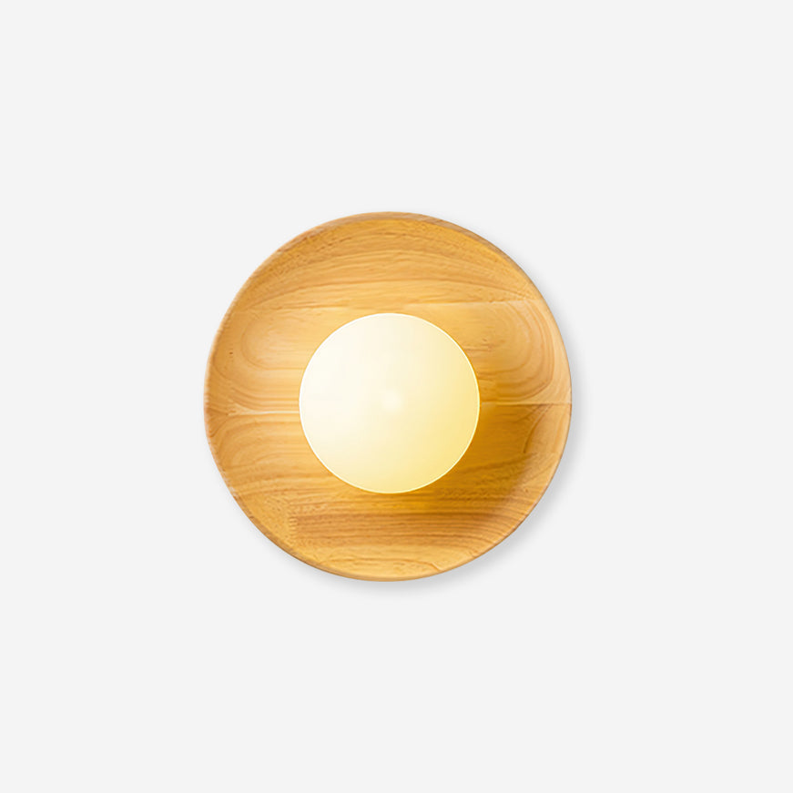 Runa aplique de pared de madera