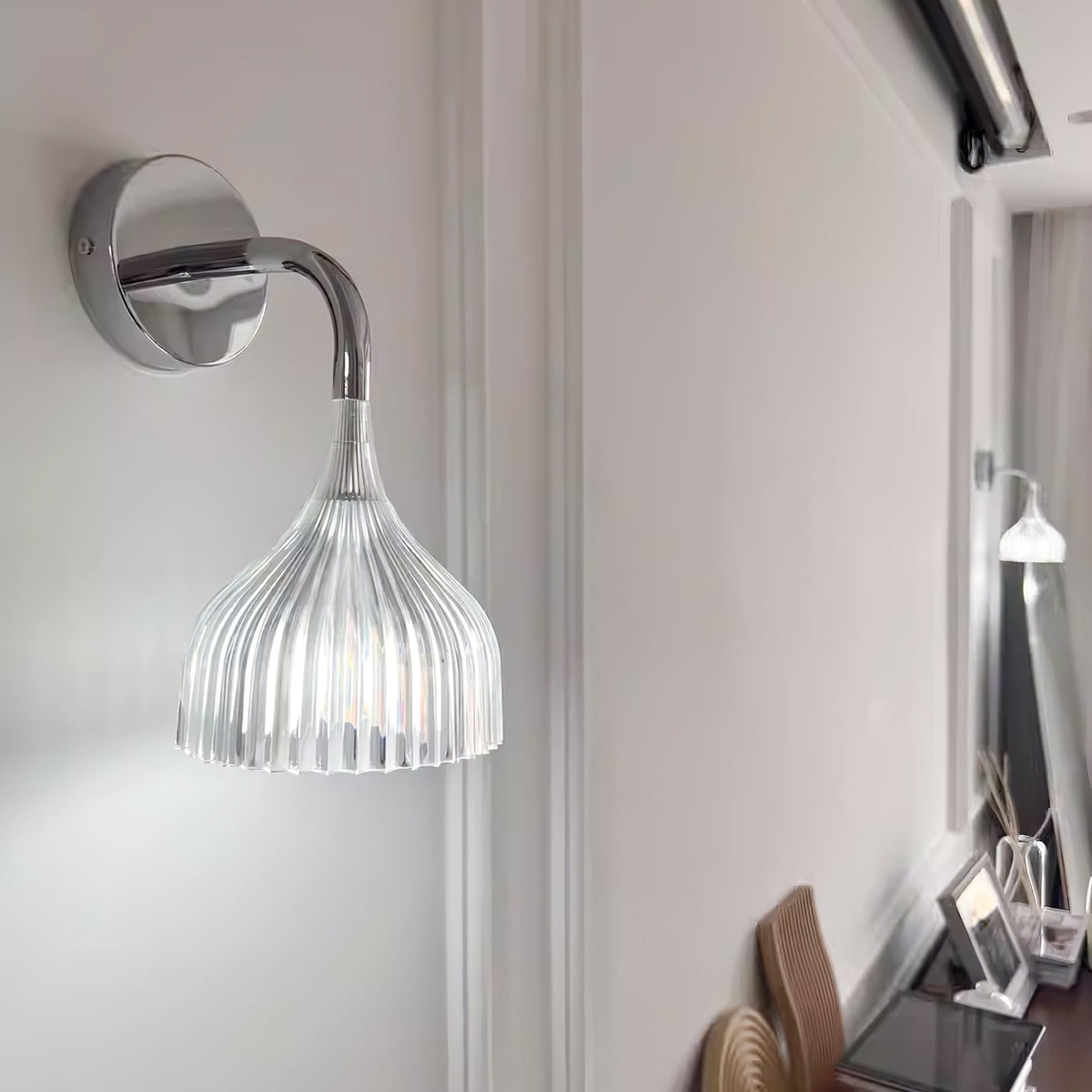 Aurzorus aplique de pared moderno minimalista de plástico