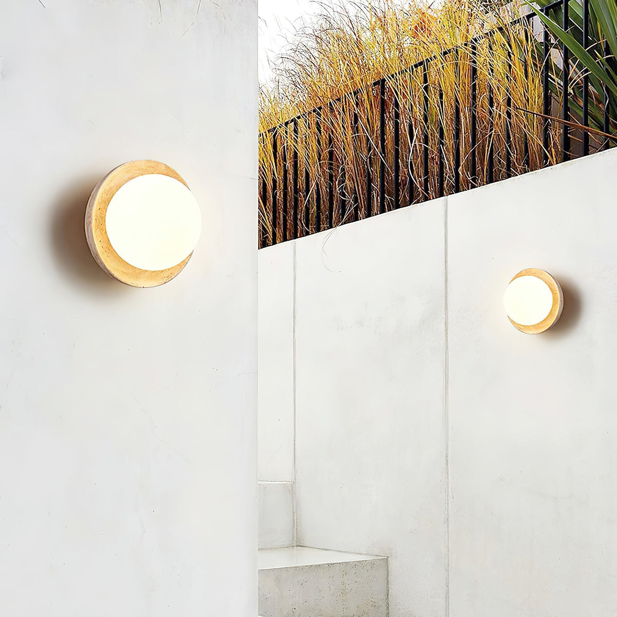 Velenenne aplique de pared con vidrio