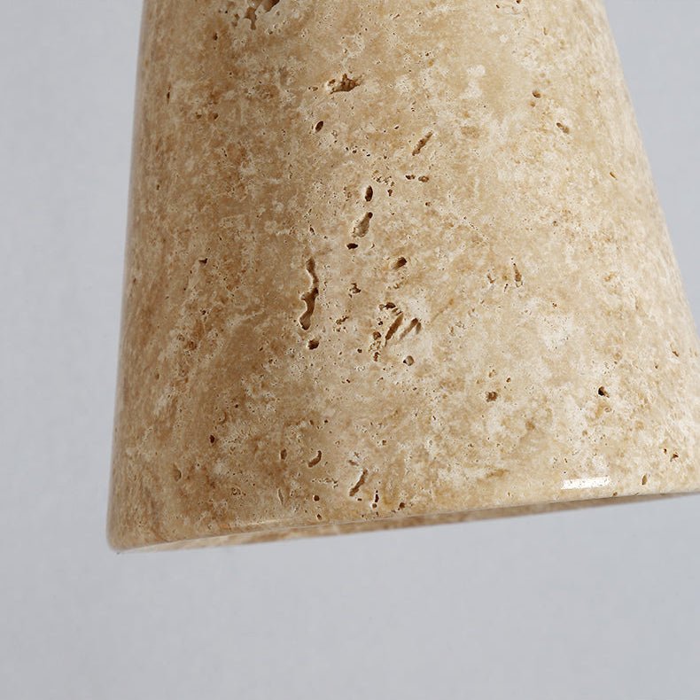 Earthy lámpara colgante de travertino