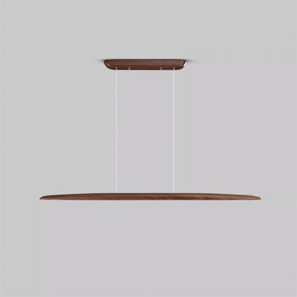 Duvane Lámpara Colgante Lineal Madera Moderno LED