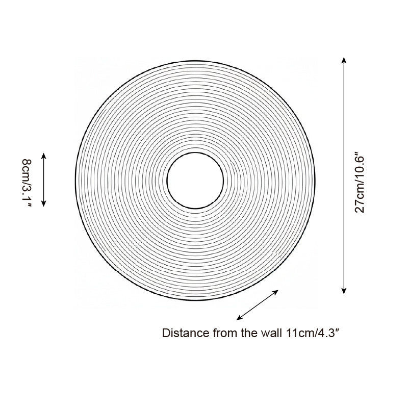 Cirisise aplique de pared Coil