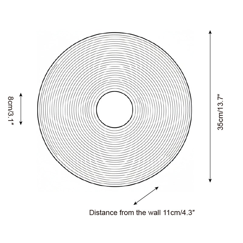 Cirisise aplique de pared Coil