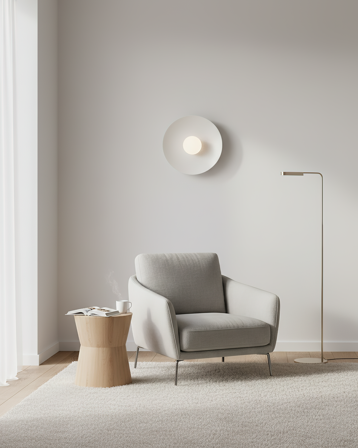 Cirisise aplique de pared Coil