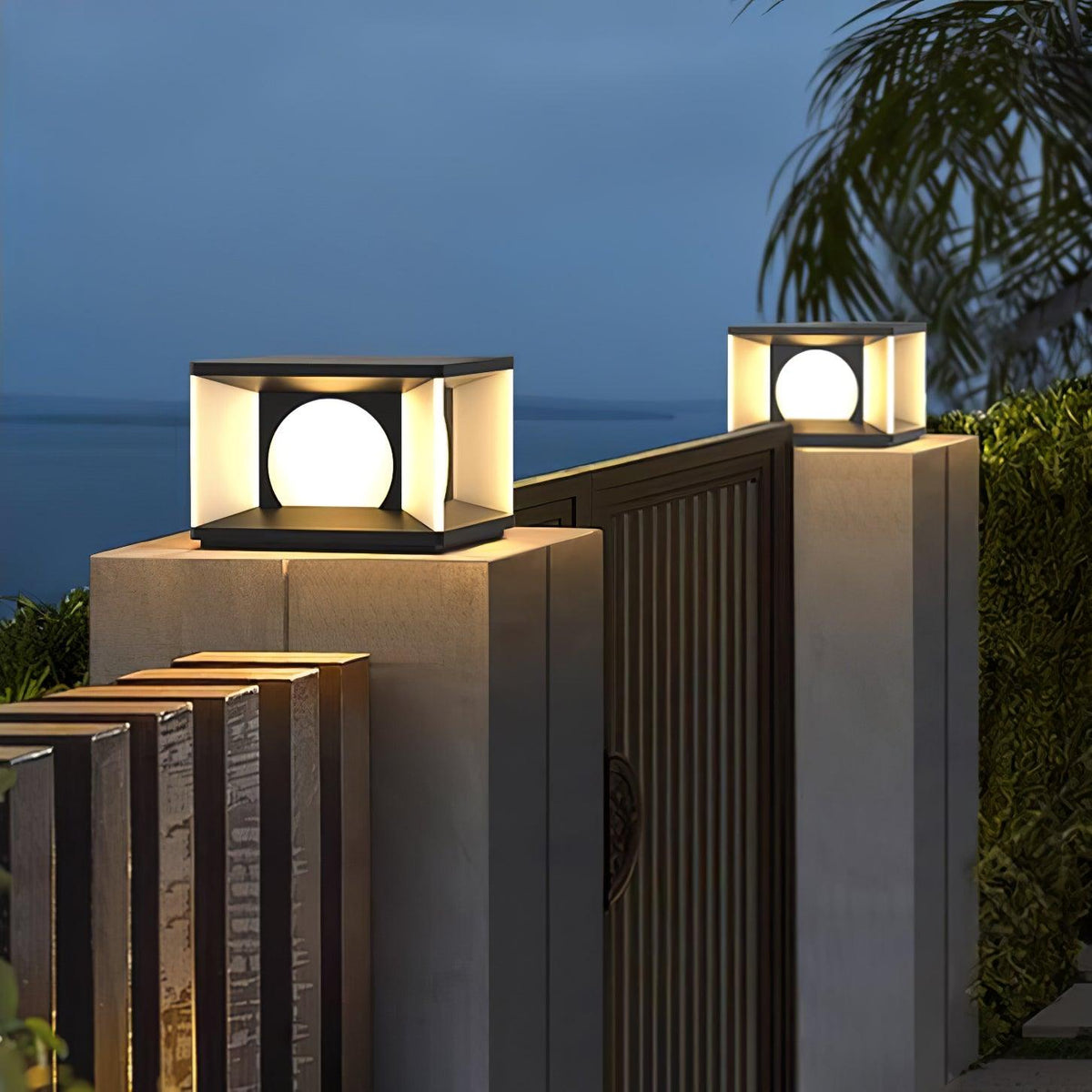 Joshun luminaria exterior moderna