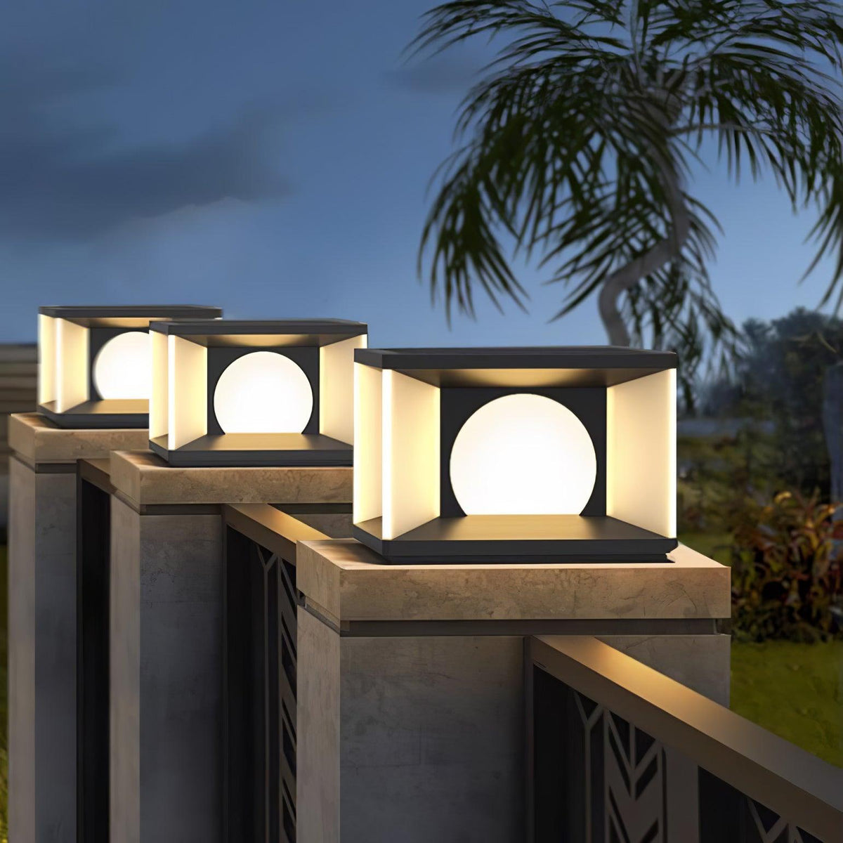 Joshun luminaria exterior moderna