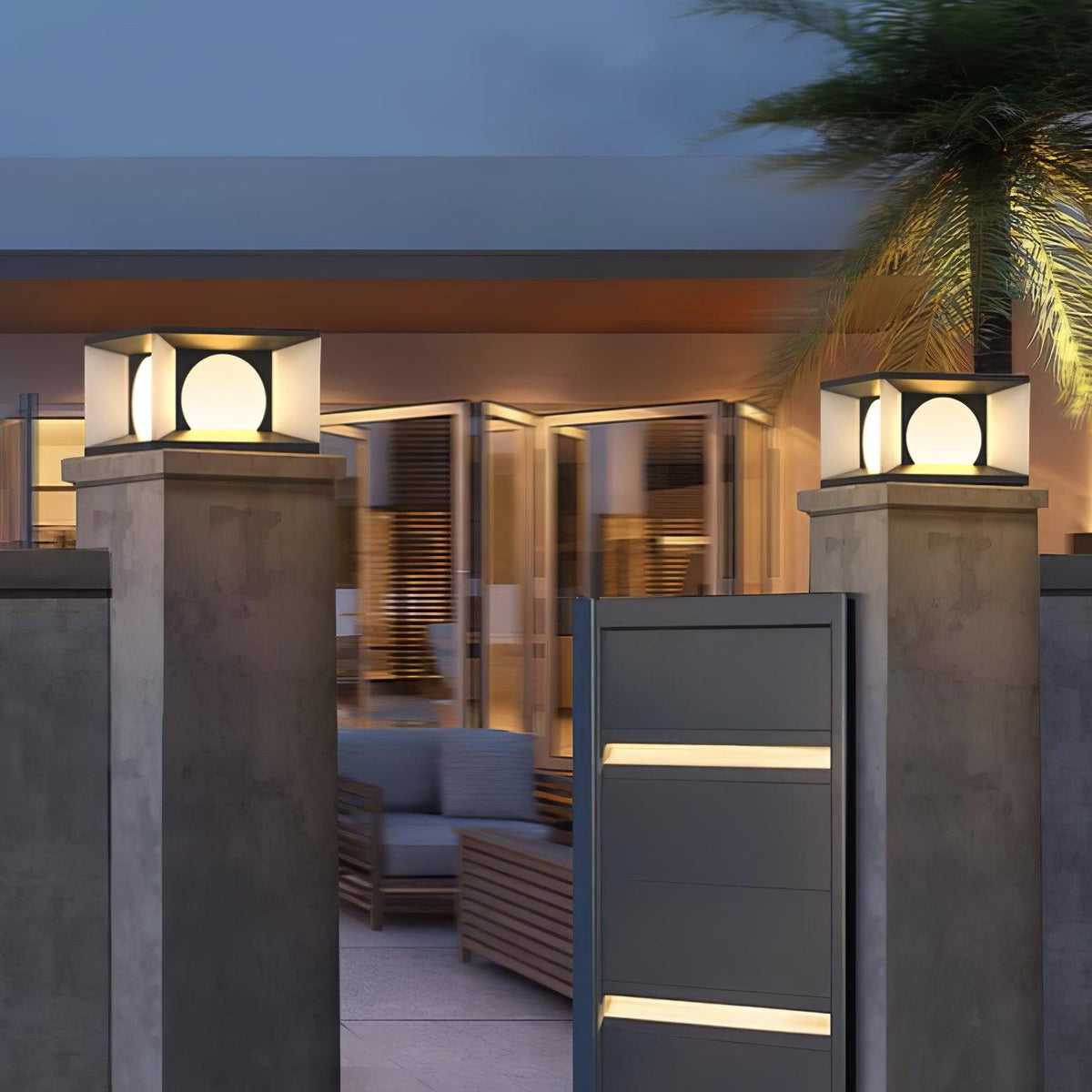 Joshun luminaria exterior moderna