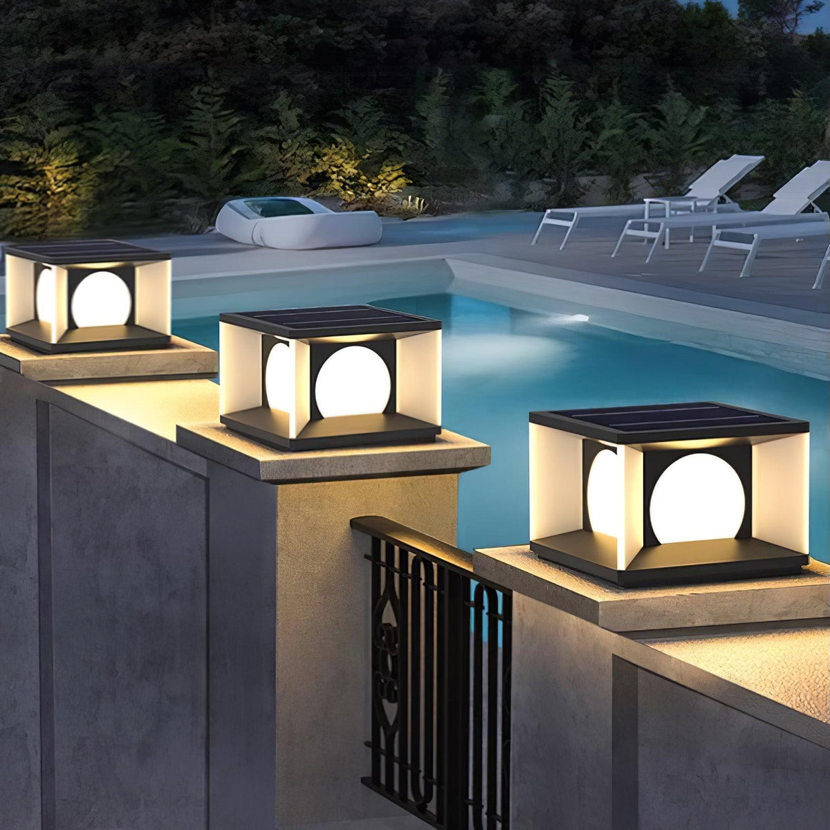 Joshun luminaria exterior moderna