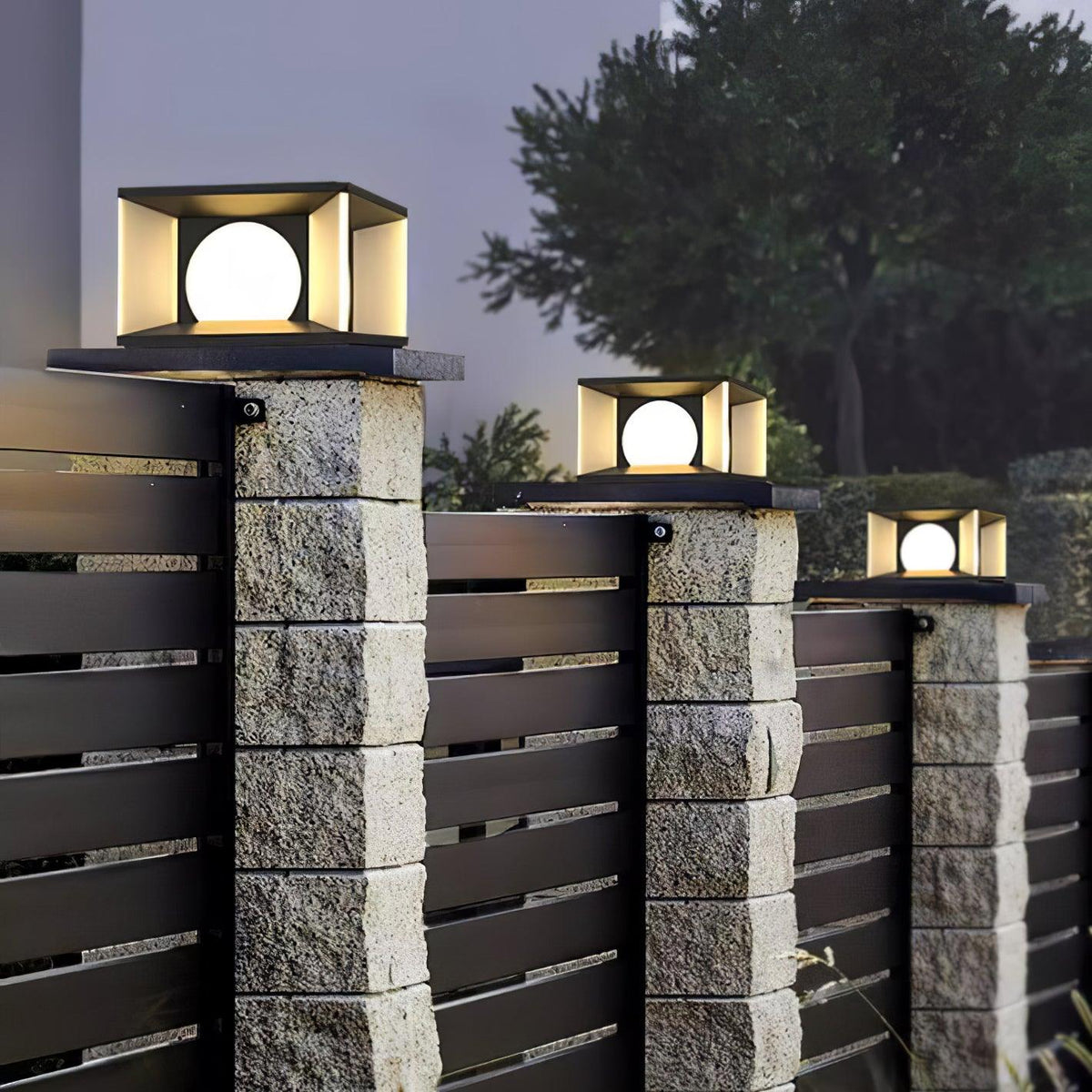 Joshun luminaria exterior moderna