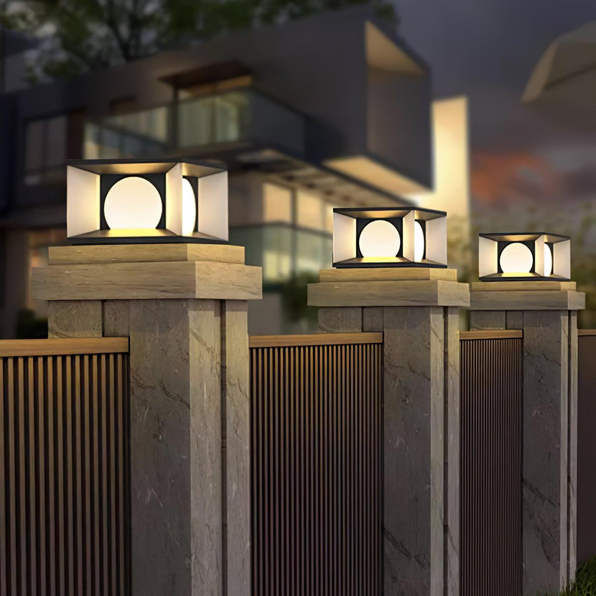 Joshun luminaria exterior moderna