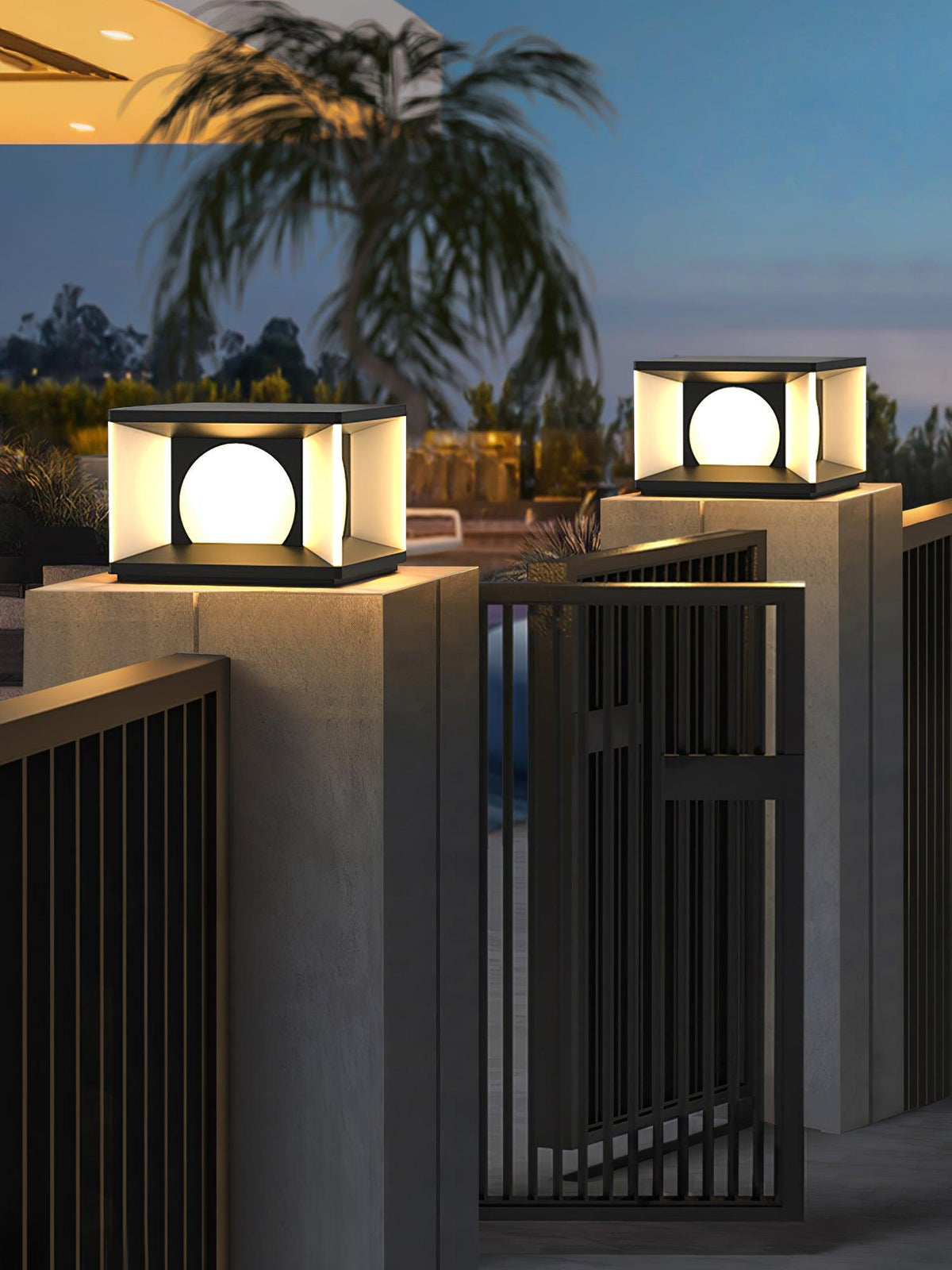 Joshun luminaria exterior moderna