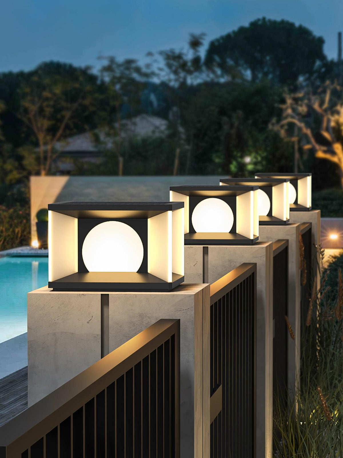 Joshun luminaria exterior moderna