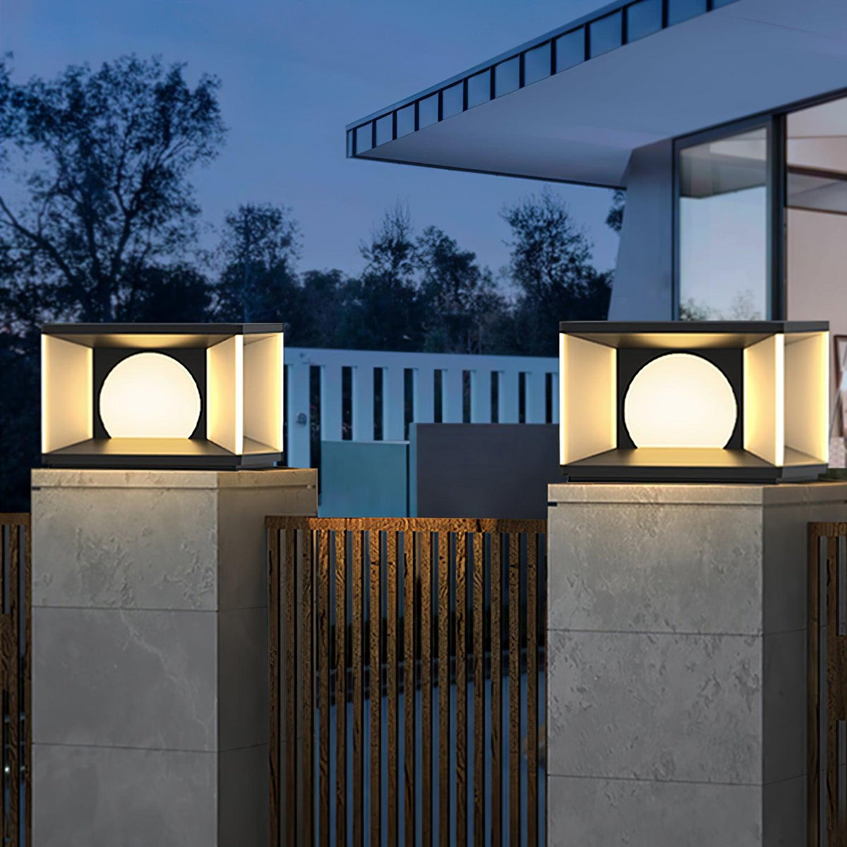 Joshun luminaria exterior moderna