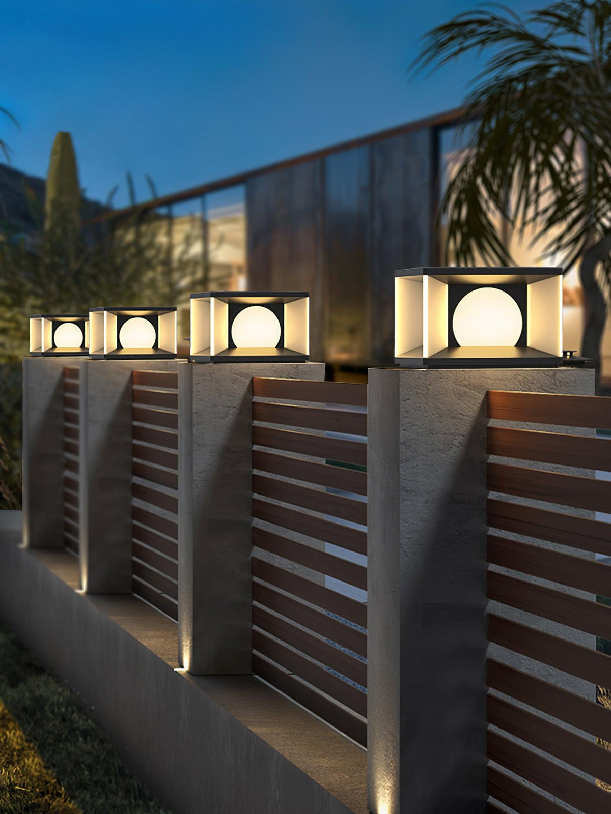 Joshun luminaria exterior moderna