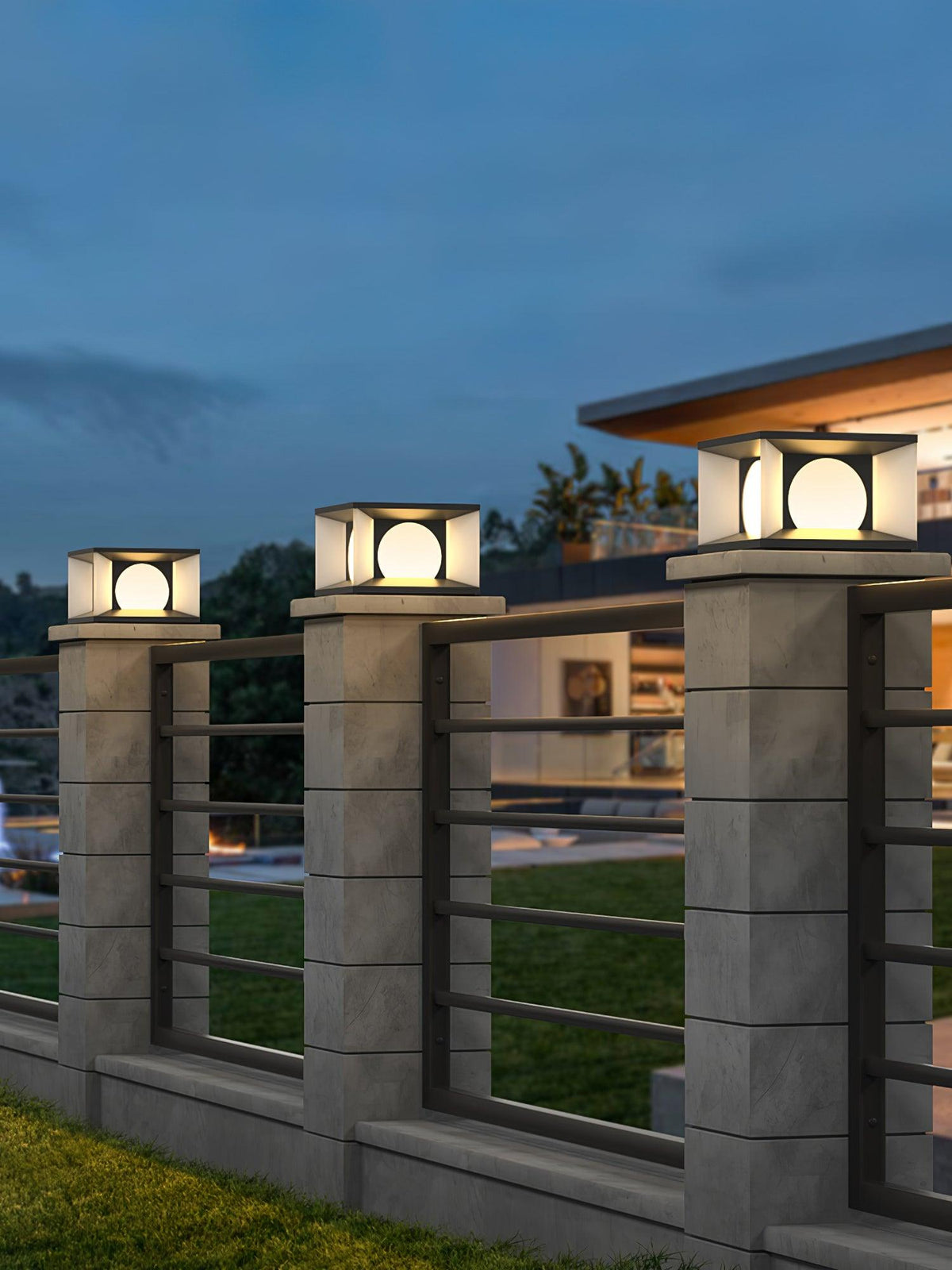 Joshun luminaria exterior moderna