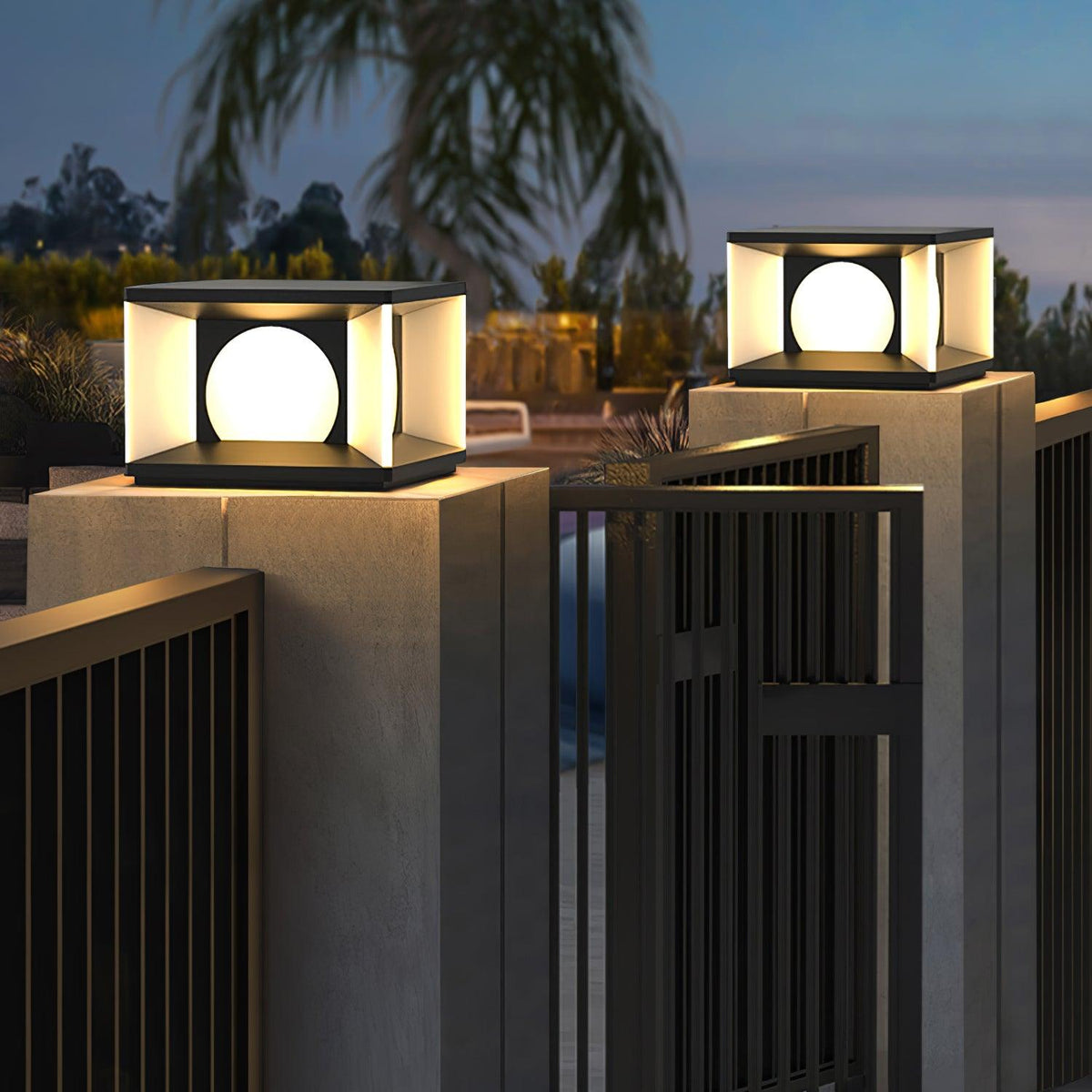 Joshun luminaria exterior moderna