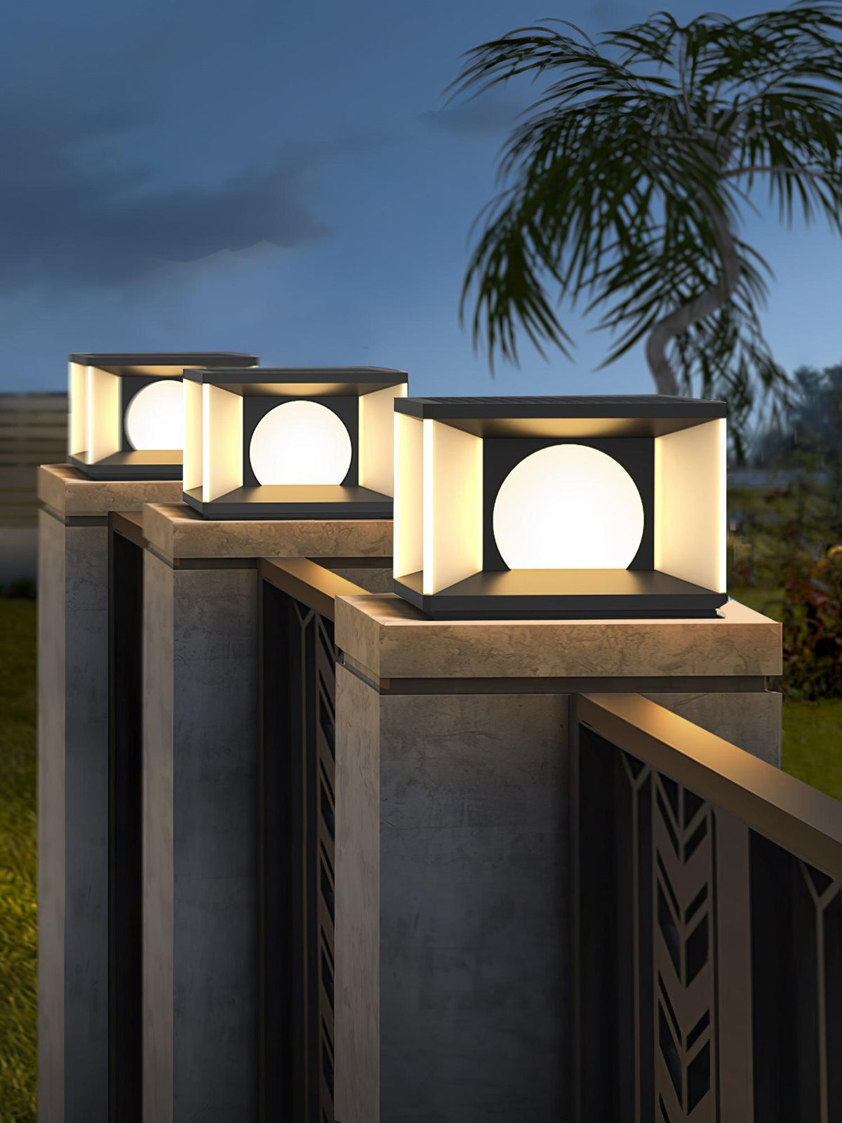 Joshun luminaria exterior moderna
