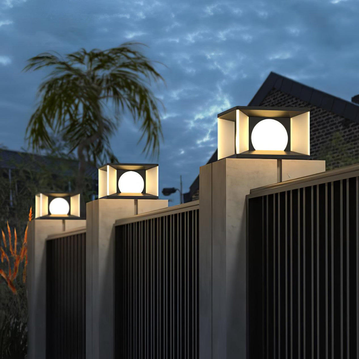 Joshun luminaria exterior moderna