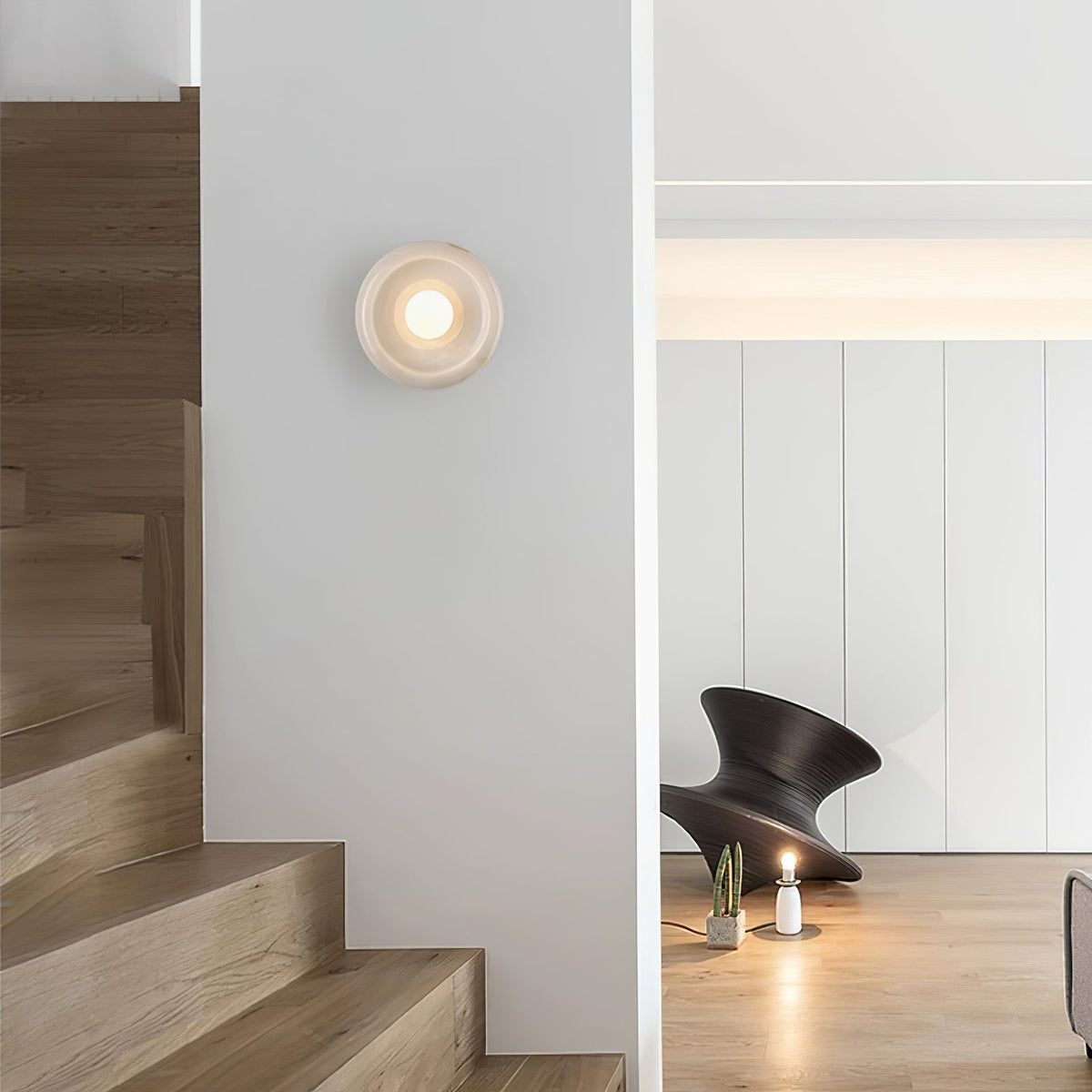Molt aplique de pared de jade natural en mármol estilo nórdico