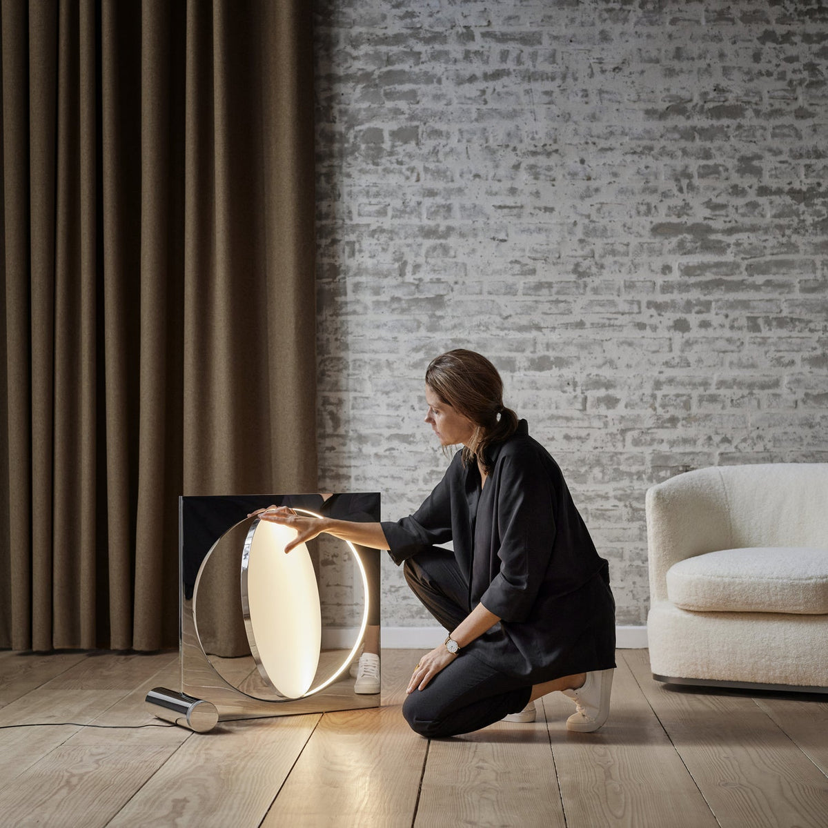 Gami lámpara de mesa moderna